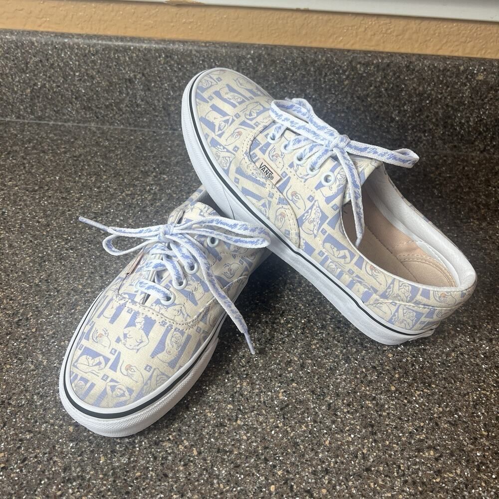 Vans Era Breast Cancer Awareness Shoes Women's 8 Purple Cream Canvas Lace Up Low